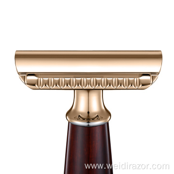 Baili Twin Blade Razor Wood Razor Blade